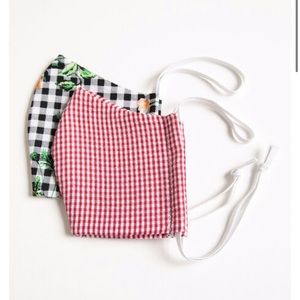 Masks - 2 Pack (Red/Black)